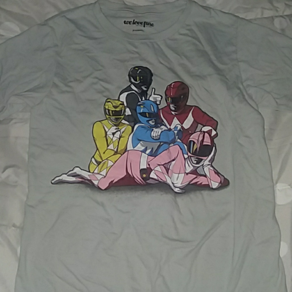 Power Rangers/Breakfast Club T-shirt
